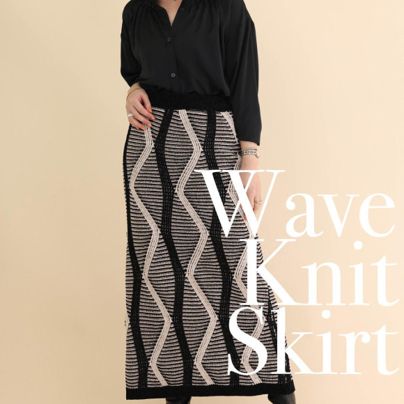 ■モールヤーンニットスカート■