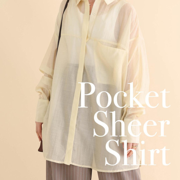■ポケットシアーシャツ■