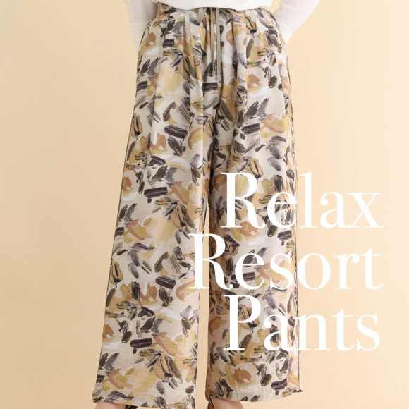 ■ニュアンス花柄パンツ■