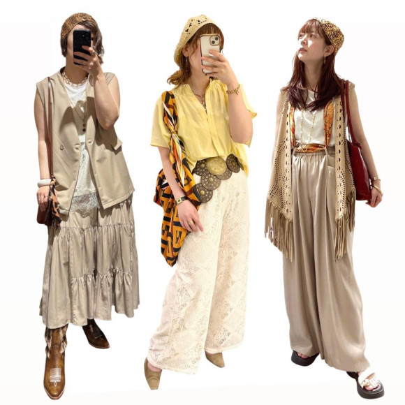 ■今季注目のBoho Chicコーデ■