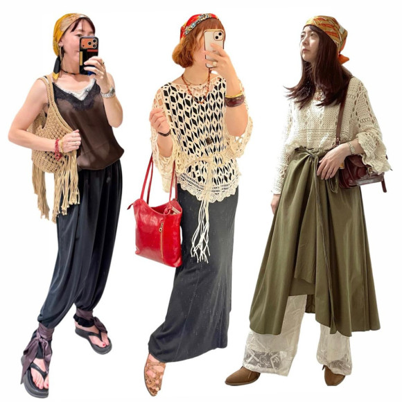 ■今季注目のBoho Chicコーデ■