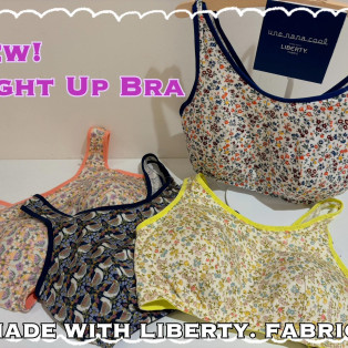 [ผลงานใหม่] การขึ้นไปเสื้อชั้นในสตรี - MADE WITH LIBERTY FABRIC กลางคืน