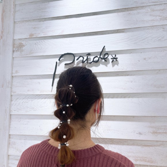 パールガーランドヘアアクセサリー プライド ショップニュース 名古屋parco パルコ