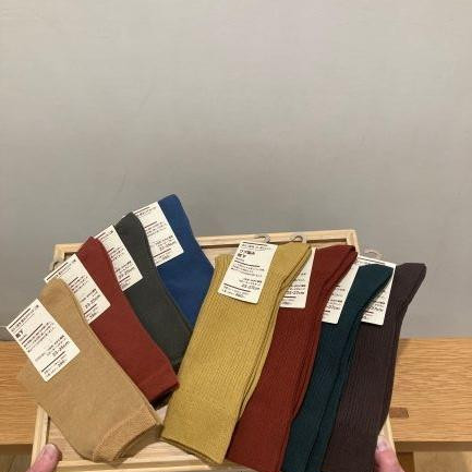 【가을색 양말 입하하고 있습니다! 】