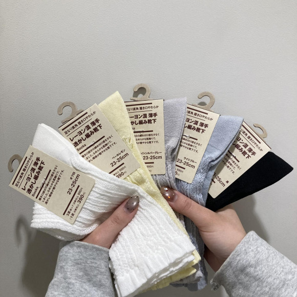【春におすすめの靴下、入荷しました！】