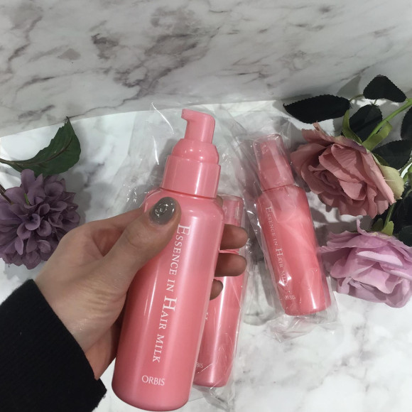 【essence in hairmilk】大人気！オルビスのヘアミルク♡【オルビス】【ORBIS】【ヘアミルク】【エッセンスインヘアミルク】