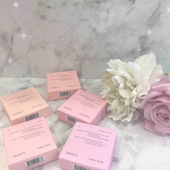 【Dear.Ａ】ふんわりぼかす 繊細チーク5色紹介
