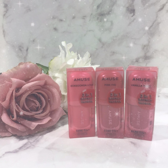 【AMUSE】3 in 1 ！ 赤ちゃんのような唇へ【アミューズ】