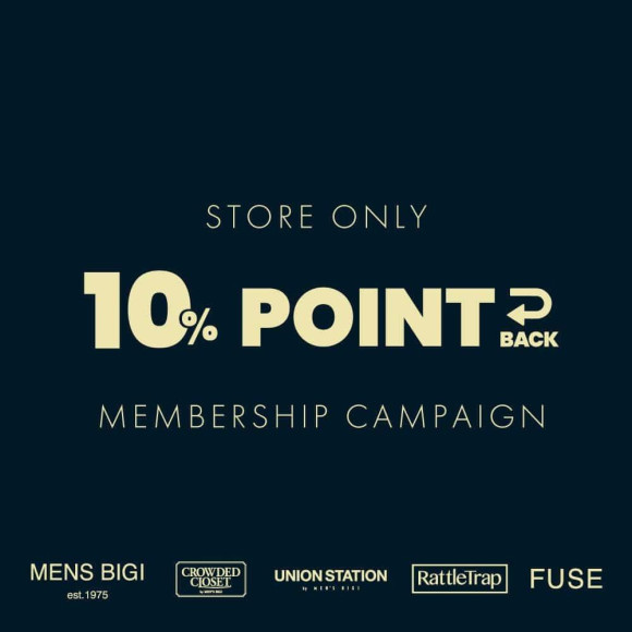 10% point back campaign!