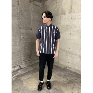 ■Knitted Stripe Shirt■