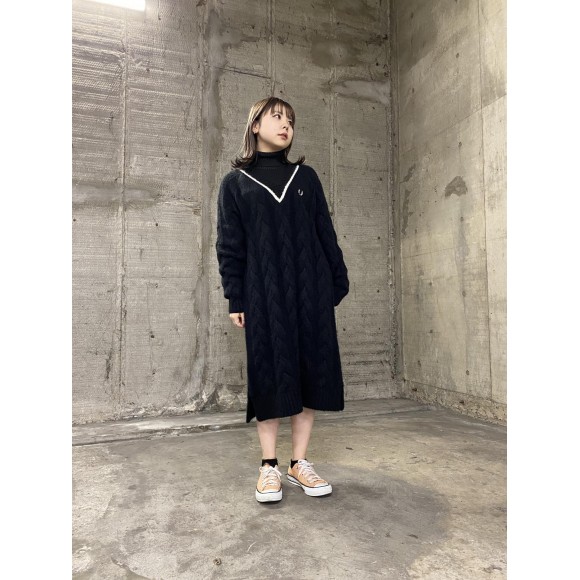 ■ Cable Knit Jumper Dress ■