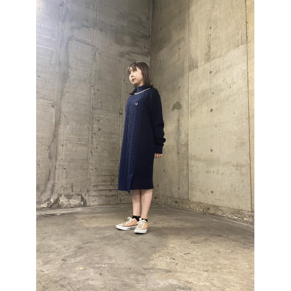 ■ English Cabling Knitted Dress ■