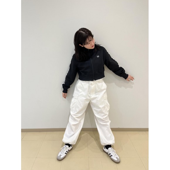 ■ Cropped Taped Track Jacket ■