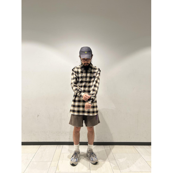 ⬛︎Half Zip Check Shirt⬛︎