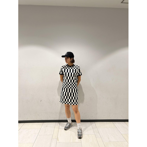 ⬛︎ Chequerboard Pique T-Shirt Dress ⬛︎