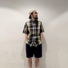 ⬛︎ Madras Check Short Sleeve Shirt ⬛︎