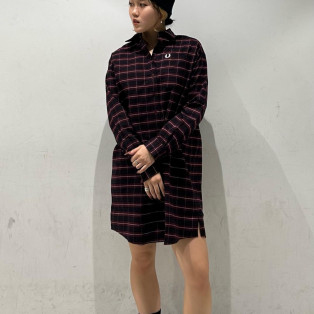 ⬛︎ Check Oxford Shirt Dress ⬛︎