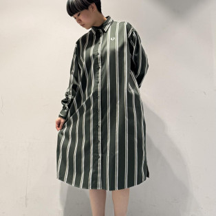 ⬛︎ Striped Shirt Dress ⬛︎