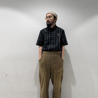 ⬛︎ Tartan Twill Short Sleeve Shirt ⬛︎