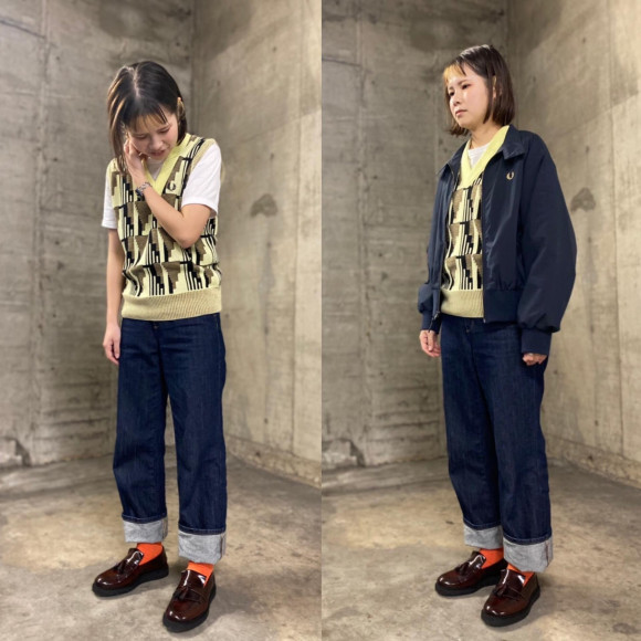 ■ジャガードニットベスト入荷してます！■