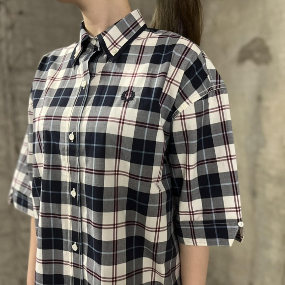 ■ Interdetail Tartan Shirt Dress ■