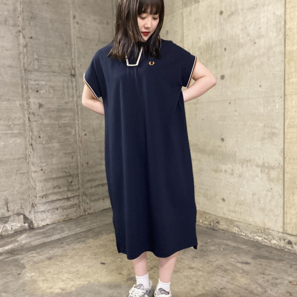 ■ Internal Detail Pique Dress ■
