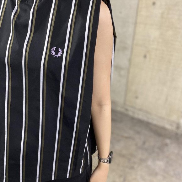 ■ Striped Crew Neck Pullover ■