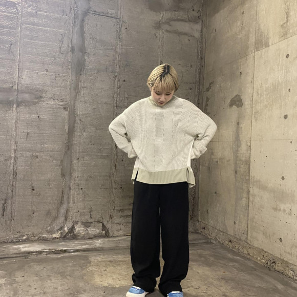 ■ Textured Stripe Jumper ■