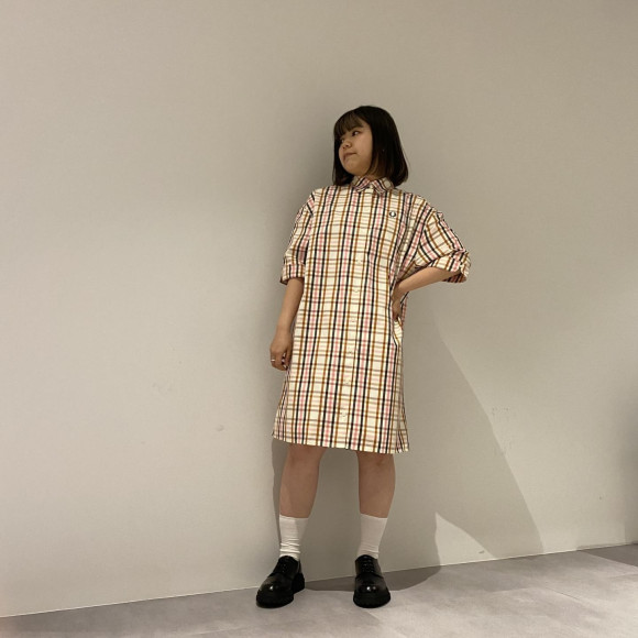 ■ Check Shirt Dress ■