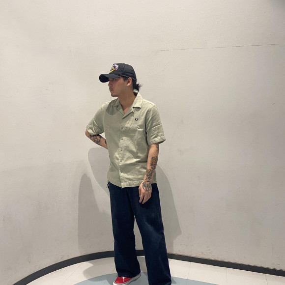■ Linen Revere Collar Shirt ■