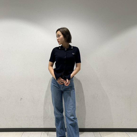 ⬛︎ Button Through Ribbed Shirt ⬛︎