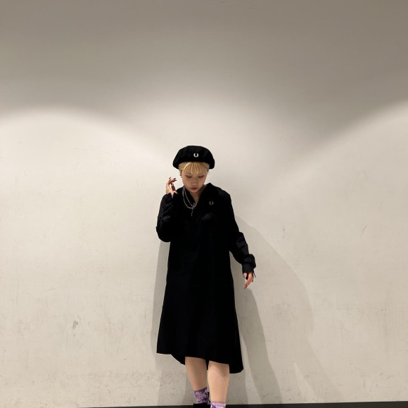 ■ Open Collar Shirt Dress ■