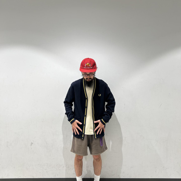 ■ Tipped Pique Texture Cardigan ■