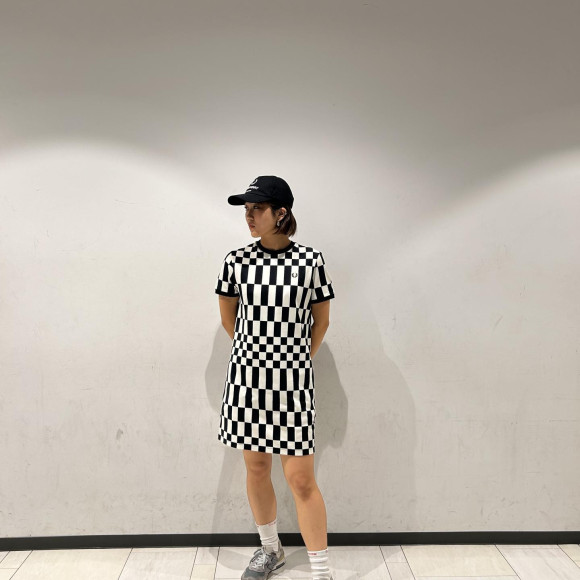 ⬛︎ Chequerboard Pique T-Shirt Dress ⬛︎