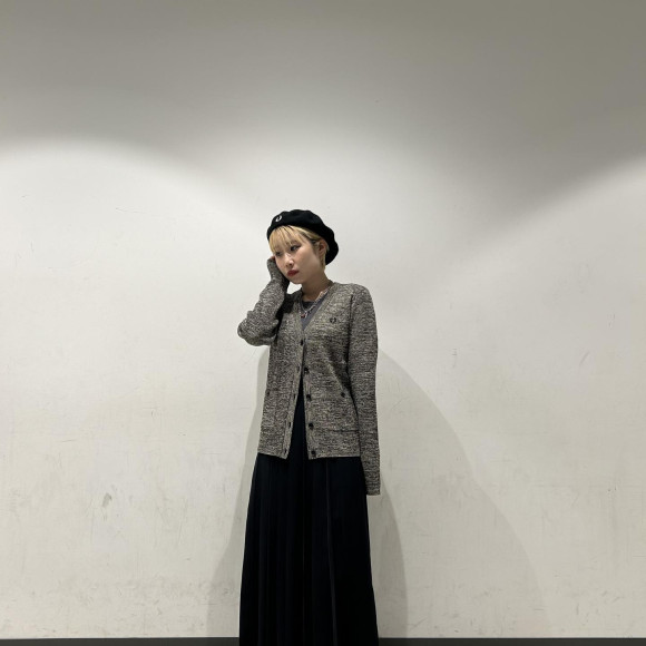 ⬛︎ Space Dye Ribbed Cardigan ⬛︎