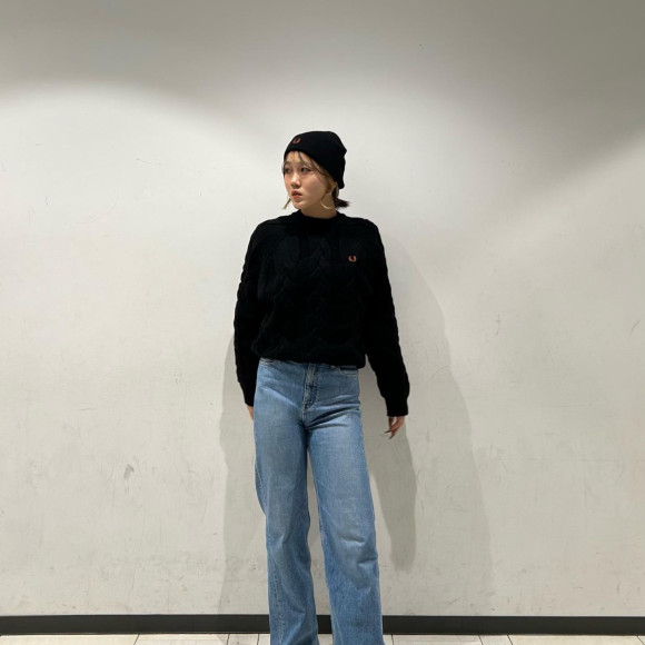 ⬛︎ Cable Knit Mock Neck Jumper ⬛︎