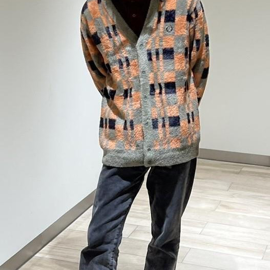 ⬛︎ Textured Chequerboard Cardigan ⬛︎