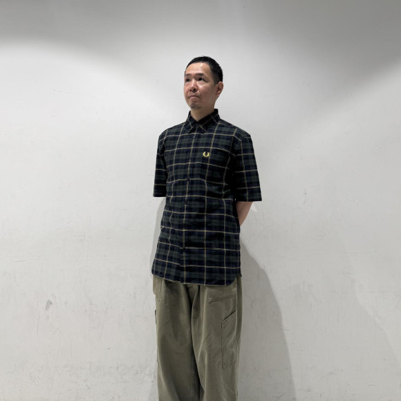 ⬛︎ Oxford Tartan Short Sleeve Shirt ⬛︎