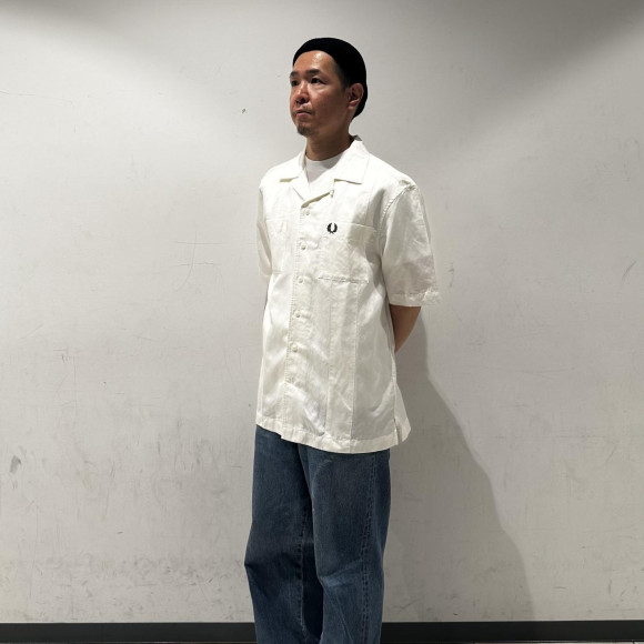 ⬛︎ Linen Blend Revere Collar Shirt ⬛︎