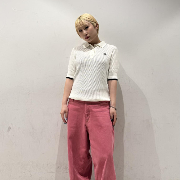 ⬛︎ Mesh Knit Polo Shirt ⬛︎