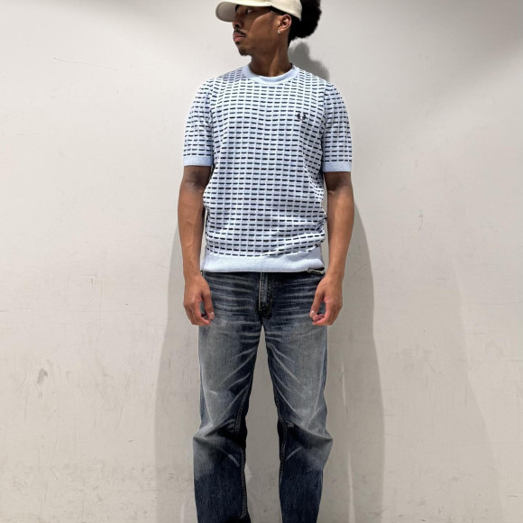 ⬛︎ Boucle Ribbed Knitted T-Shirt⬛︎