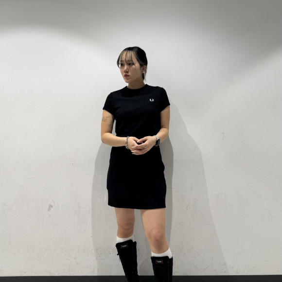 ⬛︎ Ribbed T-Shirt Dress ⬛︎