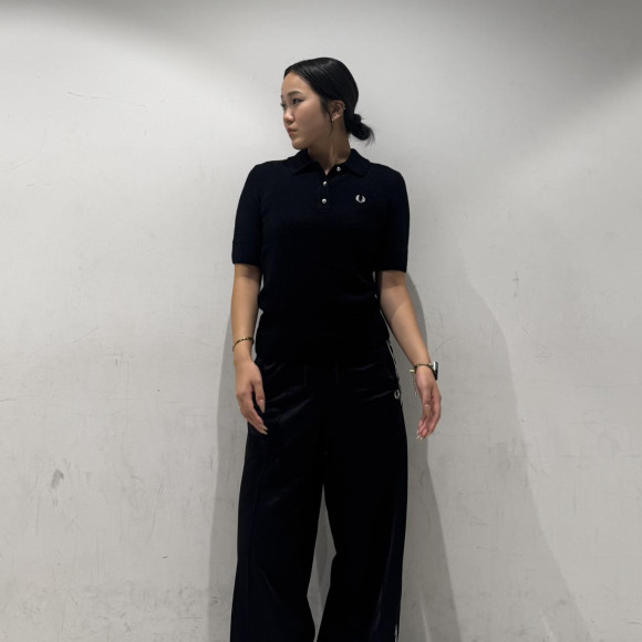 ◼️ Textured Knitted Polo Shirt ◼️