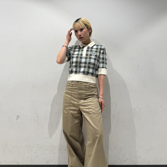 ⬛︎ Tartan Knitted Polo Shirt ⬛︎