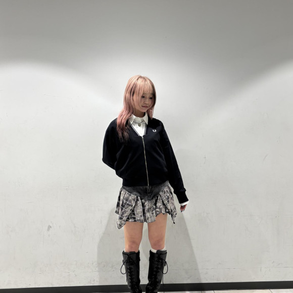 ◼︎ Sheer Tipped Sweatshirt Cardigan◼︎