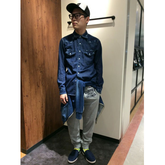 スウェットパンツに ザ ダファー オブ セントジョージ ショップニュース 名古屋parco パルコ