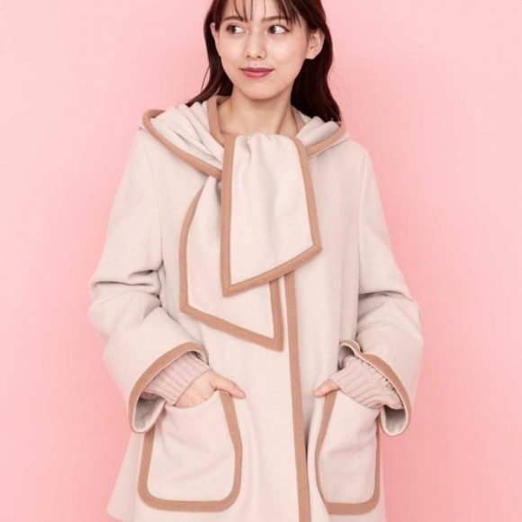 ♡新品未使用　JACADI ピンクウールコート116㎝♡ ♡新品未使用 JACADI ピンクウールコート116㎝♡