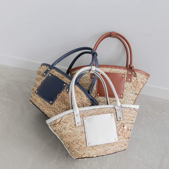 容量たっぷりバスケットバッグ♡