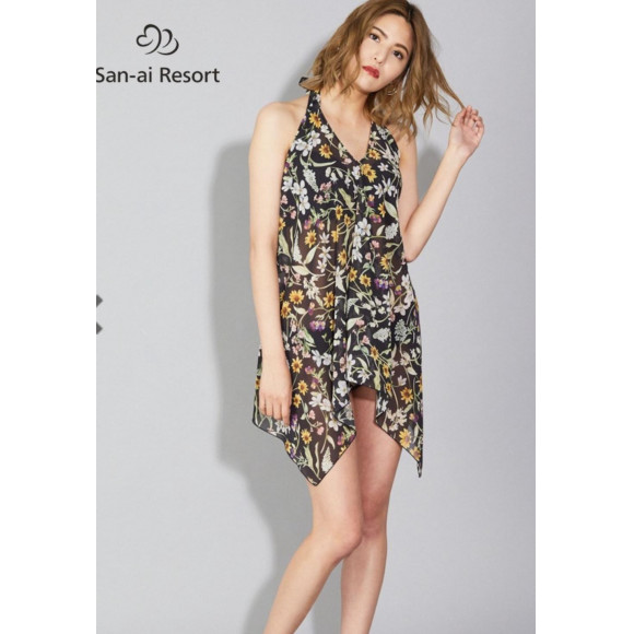 San Ai Resort 名古屋パルコ南館7f 大人気リバティープリント 新作パレオワンピース San Ai Resort 三愛水着楽園 ショップニュース 名古屋parco パルコ
