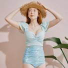 니시다테 3층 San-ai Resort )라쿠세이 시리즈☆숄더 프릴 비키니